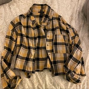 Cropped flannel